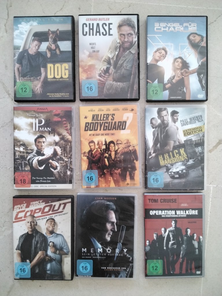 Verschiedene DVDs zu verkaufen, alle befinden sich in einem top Zustand!