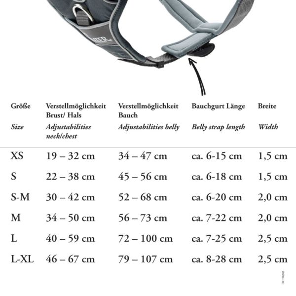 Verschiedene Hundekleidung und Accessoires
