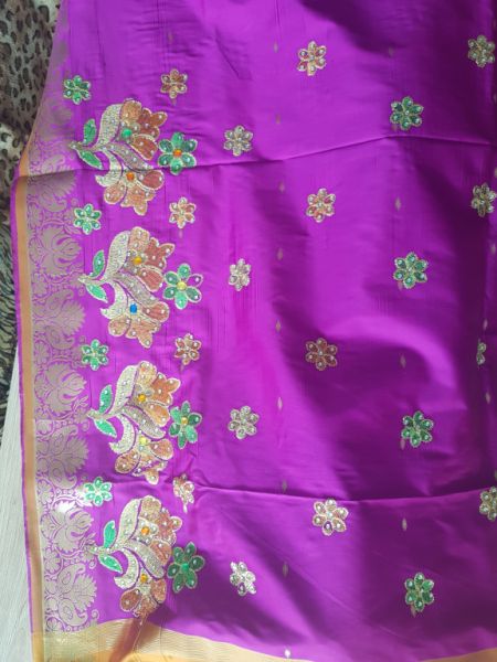 Various saris from Asian countries