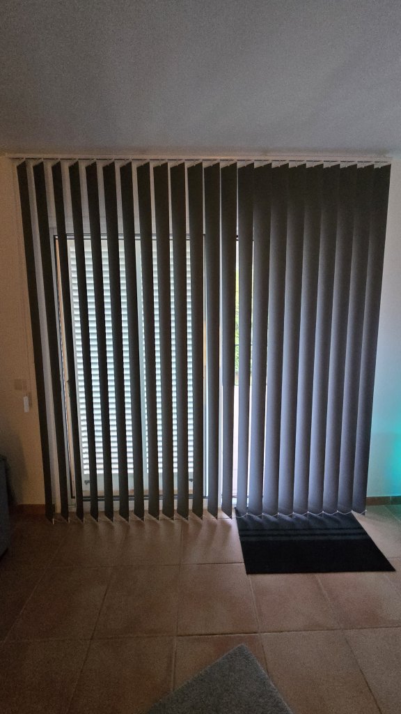 Vertical Louver Curtain in Gray 2.40m x 2.50m Cala Millor