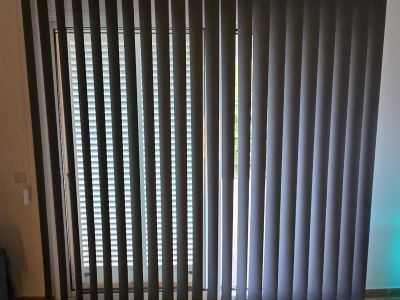 Vertical Louver Curtain in Gray 2.40m x 2.50m Cala Millor