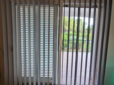 Vertical Louver Curtain in Gray 2.40m x 2.50m Cala Millor