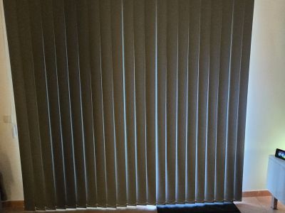 Vertical Louver Curtain in Gray 2.40m x 2.50m Cala Millor