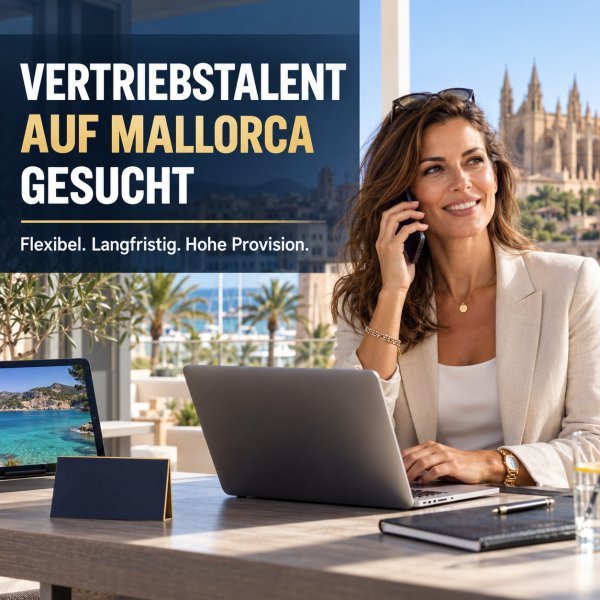Vertriebstalent auf Mallorca gesucht, flexibel und hohe Provision