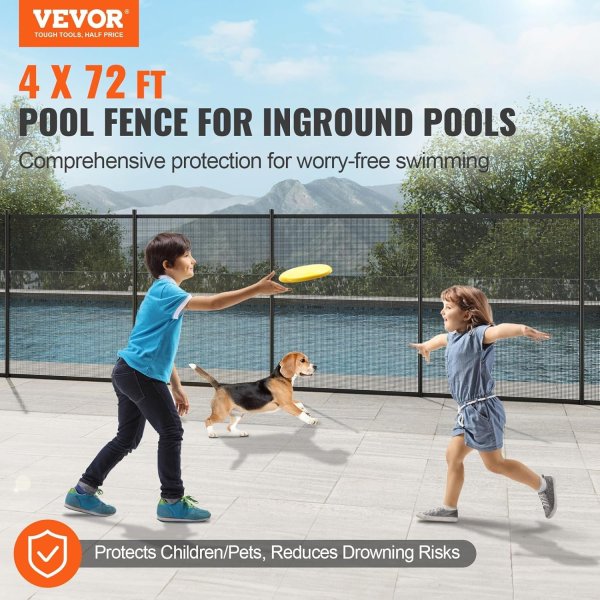 VEVOR Pool-Sicherheitszaun 1,21 x 21,95 m  neuwertig, nur ausgepackt