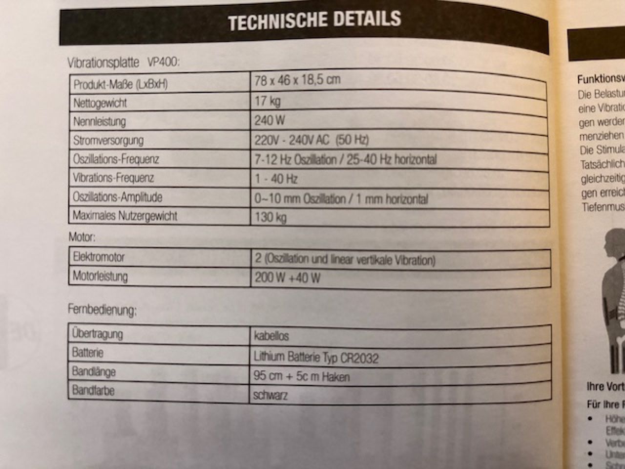 Vibration plate - like new