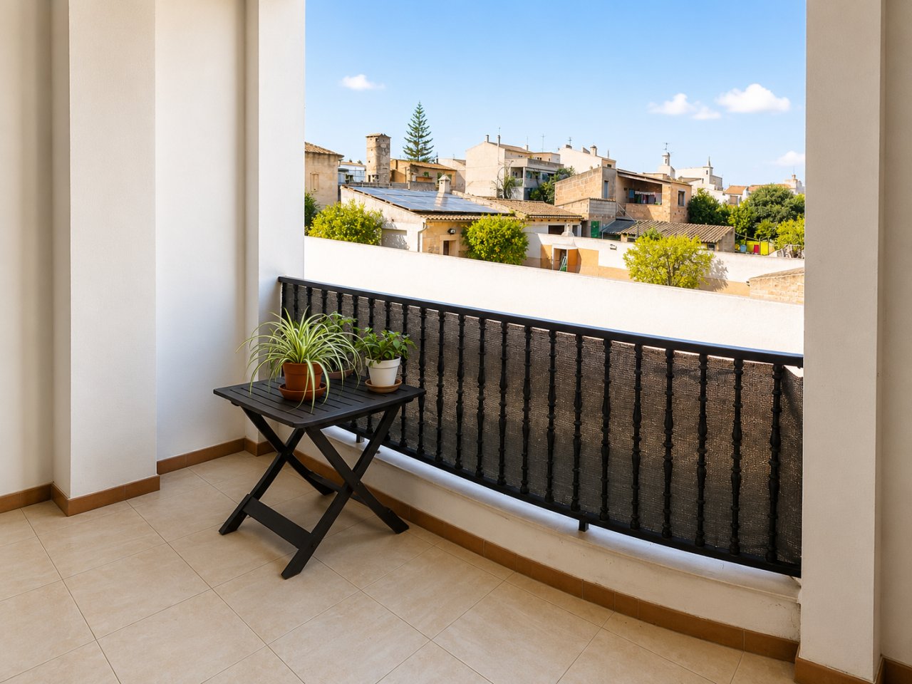 VILAFRANCA DE BONANY: Piso de 3 hab. 126 m2 con balcón en casa de 2 unidades a poca distancia del centro