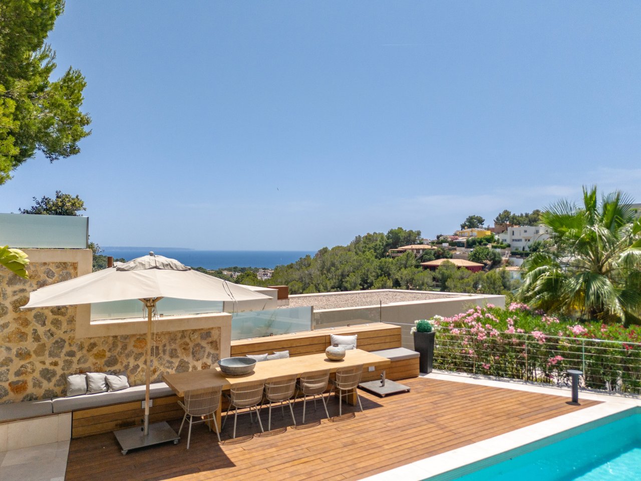 Villa in Costa d’en Blanes mit beheizbarem Pool
