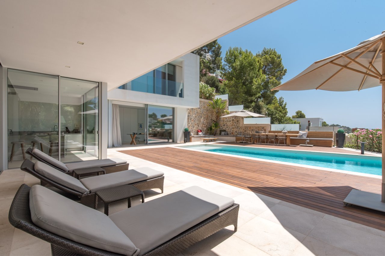 Villa in Costa d’en Blanes mit beheizbarem Pool