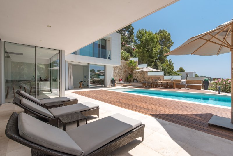 Villa in Costa d’en Blanes mit beheizbarem Pool