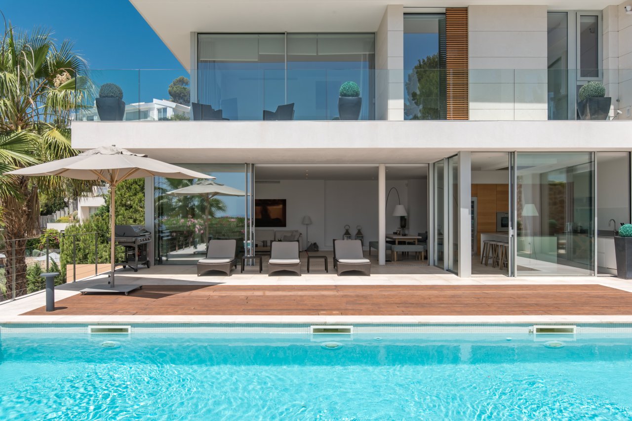 Villa in Costa d’en Blanes mit beheizbarem Pool