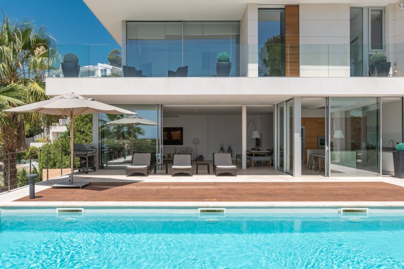 Villa in Costa d’en Blanes mit beheizbarem Pool