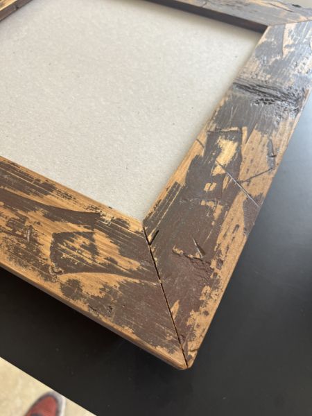 VILLA VATKU skandinavischer Bilderrahmen 43x43cm Braun