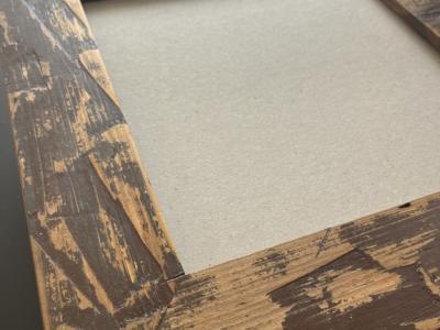 VILLA VATKU skandinavischer Bilderrahmen 43x43cm Braun