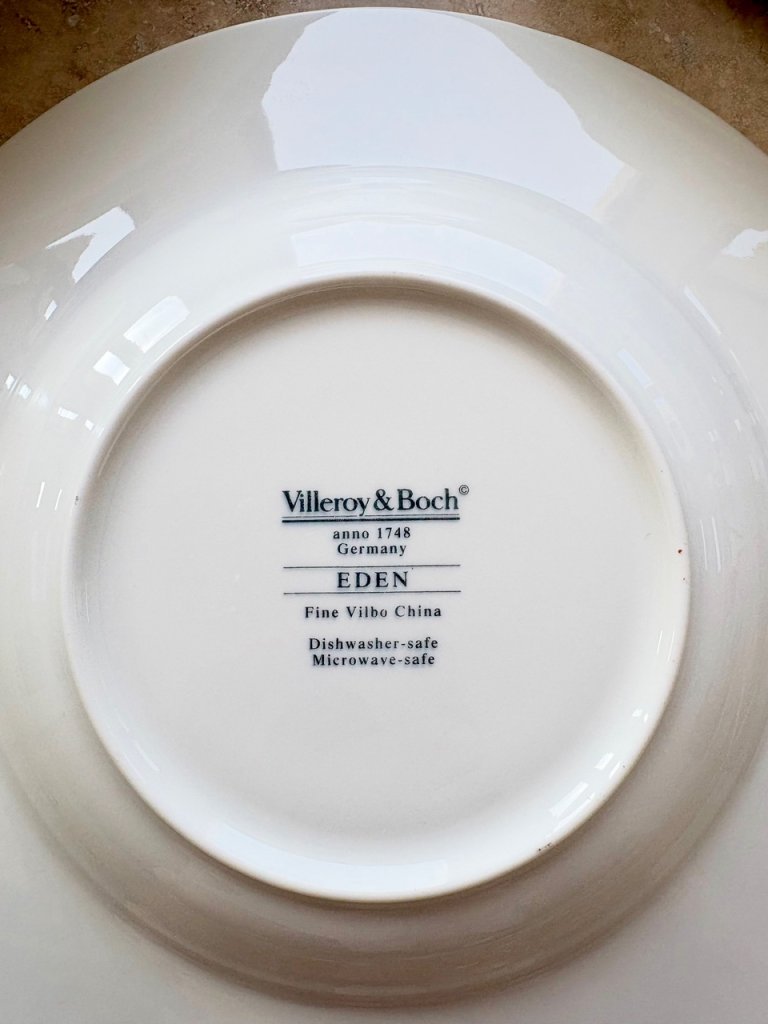 Villeroy & Boch EDEN Teller (3 x Suppe- und 3 x Speiseteller)