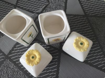 Villeroy & Boch Flora / Cottage Charm Marmeladendosen Sonnenblume