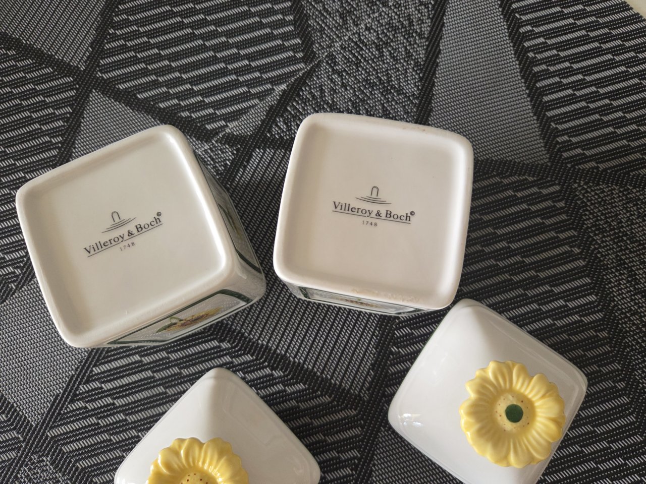 Villeroy & Boch Flora / Cottage Charm Marmeladendosen Sonnenblume