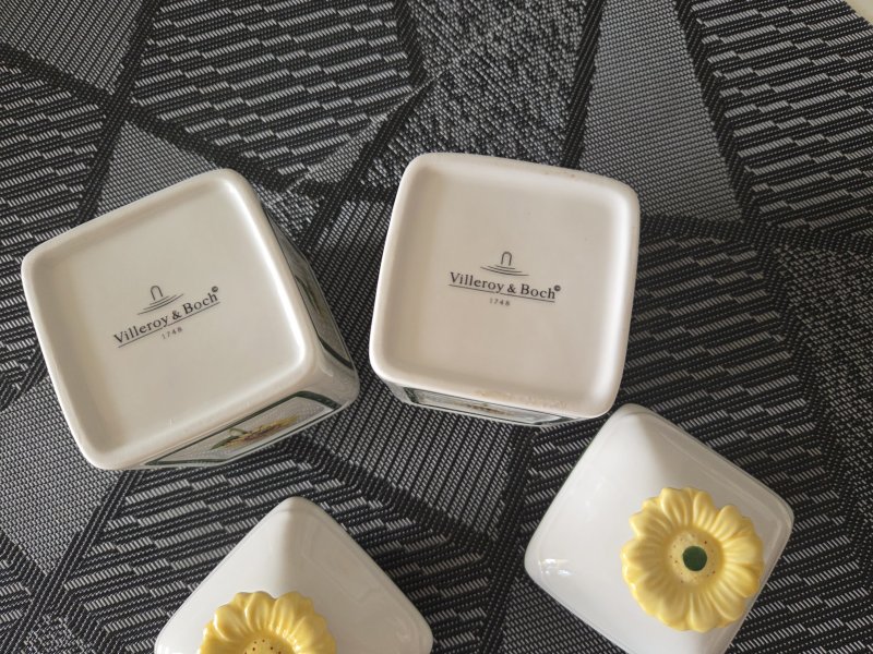 Villeroy & Boch Flora / Cottage Charm Marmeladendosen Sonnenblume