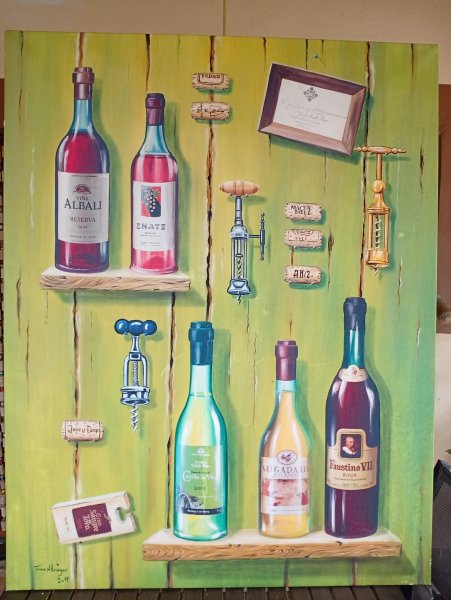 "Vinos Mallorca II" Kunstdruck Frank Krüger