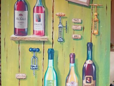 "Vinos Mallorca II" Kunstdruck Frank Krüger