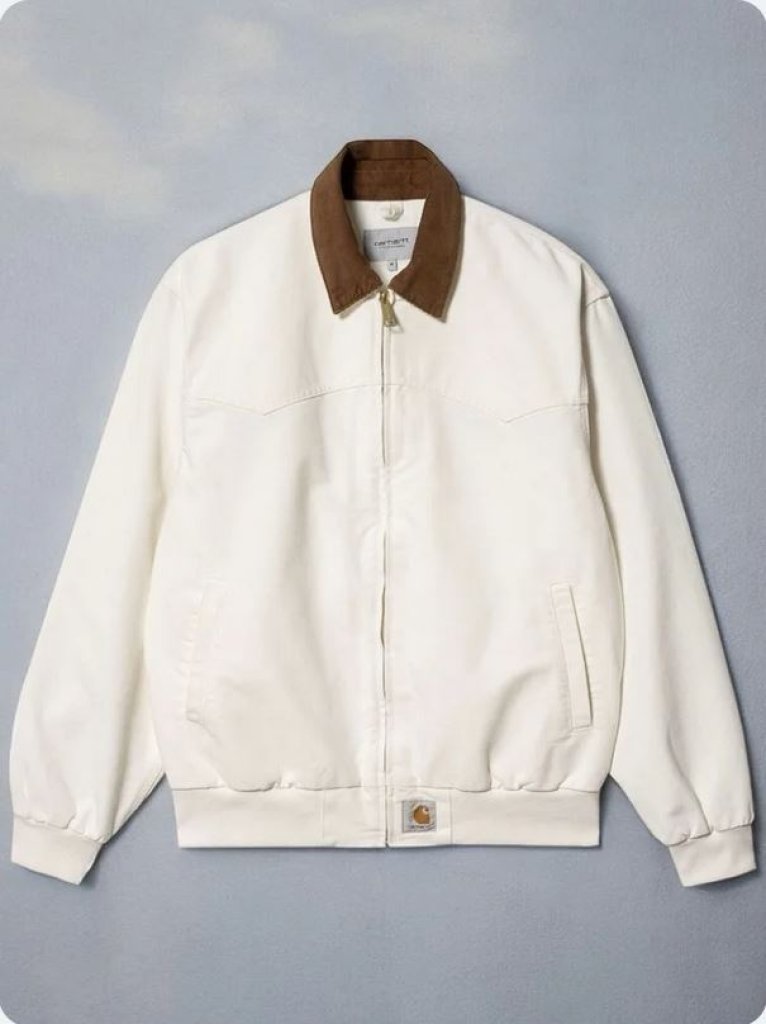 Vintage Jacke original Carhartt OG Santa Fe mit Kord-Stehkragen
