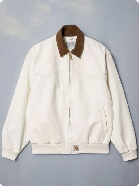 Vintage Jacke original Carhartt OG Santa Fe mit Kord-Stehkragen