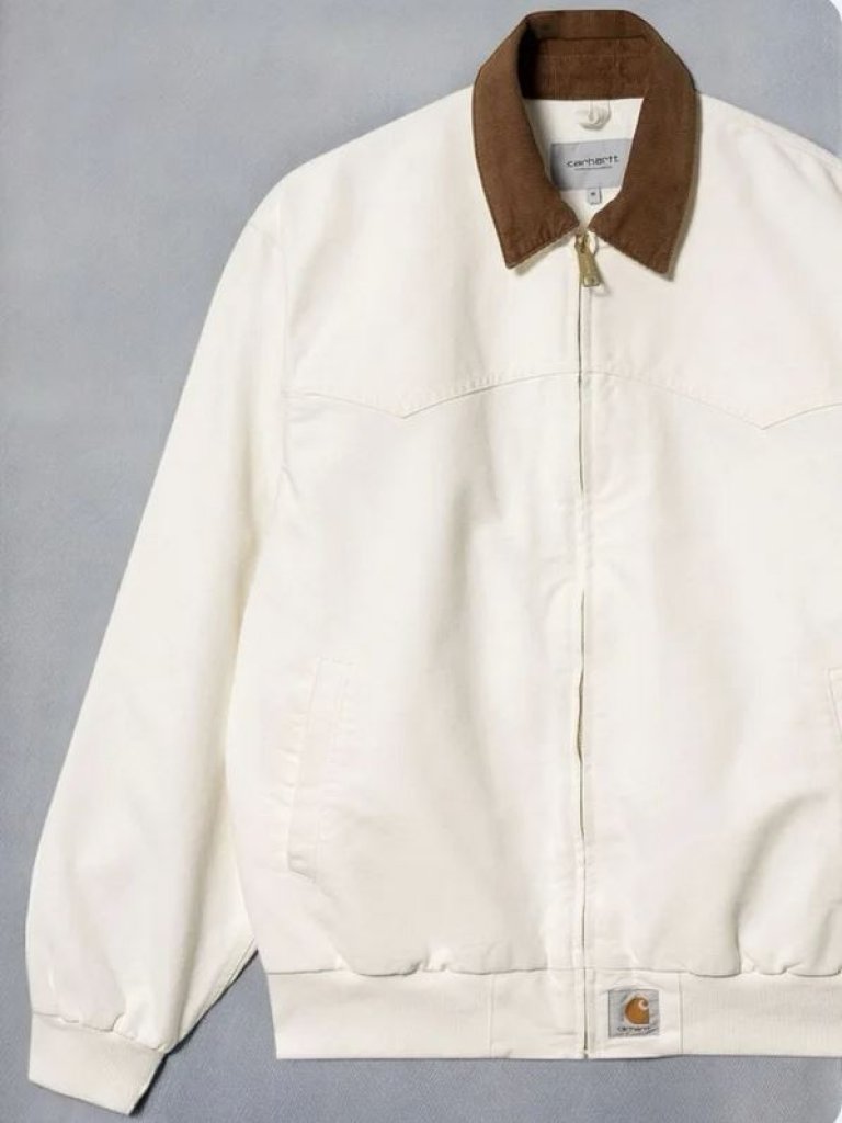 Vintage Jacke original Carhartt OG Santa Fe mit Kord-Stehkragen