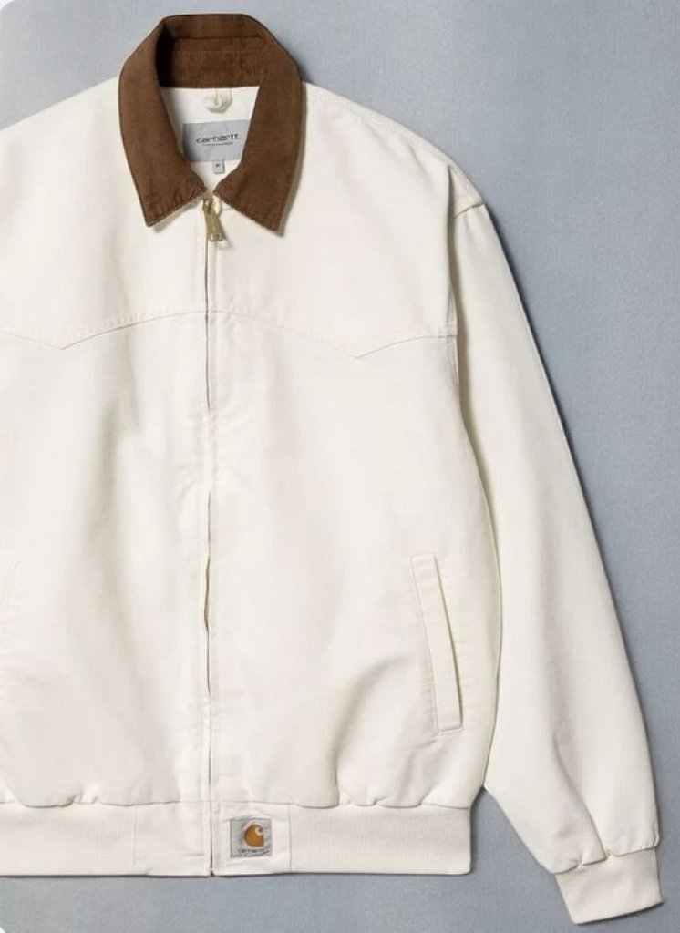 Vintage Jacke original Carhartt OG Santa Fe mit Kord-Stehkragen