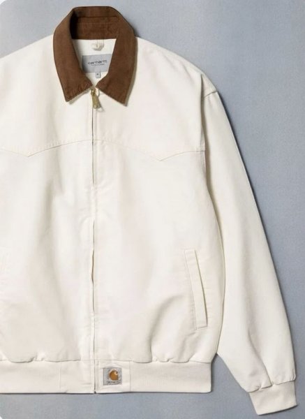 Vintage Jacke original Carhartt OG Santa Fe mit Kord-Stehkragen
