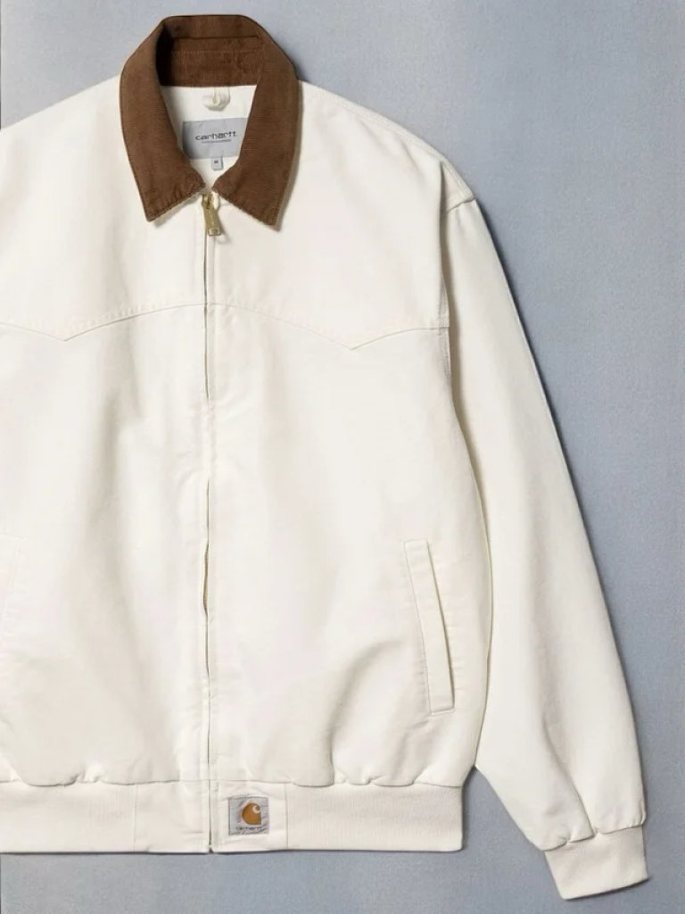 Vintage Jacke original Carhartt OG Santa Fe mit Kord-Stehkragen