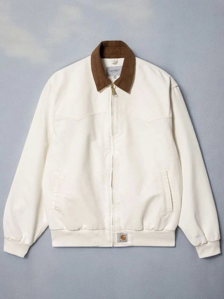 Vintage Jacke original Carhartt OG Santa Fe mit Kord-Stehkragen