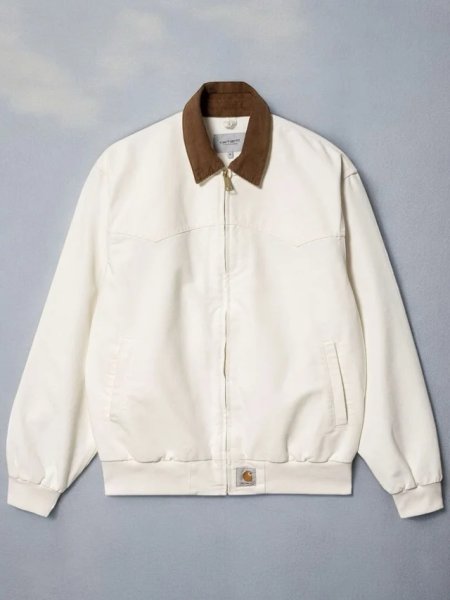 Vintage Jacke original Carhartt OG Santa Fe mit Kord-Stehkragen