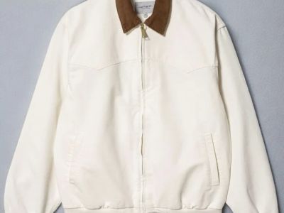 Vintage Jacke original Carhartt OG Santa Fe mit Kord-Stehkragen