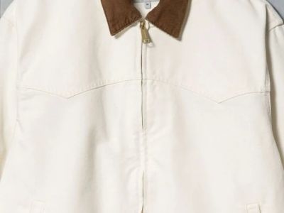 Vintage Jacke original Carhartt OG Santa Fe mit Kord-Stehkragen