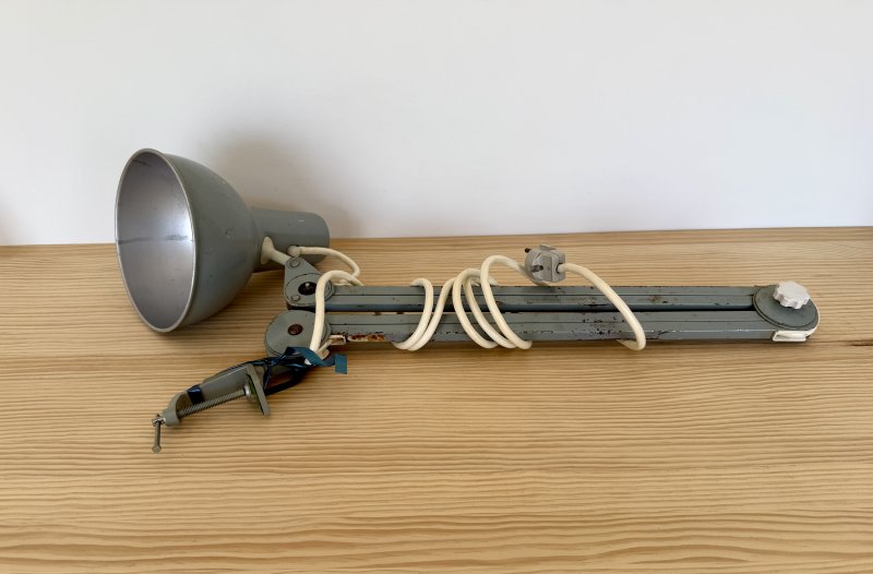Vintage Klemmleuchte (Architektenlampe)