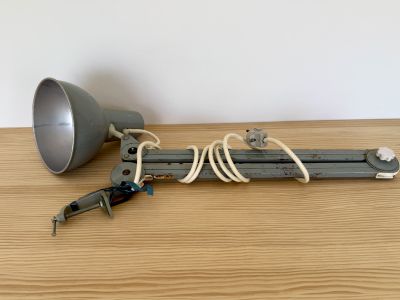 Vintage Klemmleuchte (Architektenlampe)