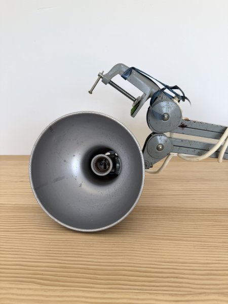 Vintage Klemmleuchte (Architektenlampe)