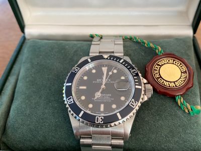 Vintage Rolex Submariner 16610, aus 1991, Erstbesitz und Garantie