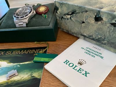 Vintage Rolex Submariner 16610, aus 1991, Erstbesitz und Garantie