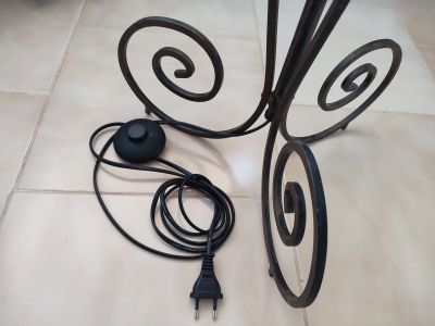 Vintage Stehleuchte/Stehlampe im Landhausstil - 156 cm, E27