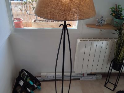 Vintage Stehleuchte/Stehlampe im Landhausstil - 156 cm, E27