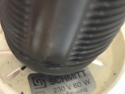 Vintage Tischlampe Schmitt Leuchten Arnsberg Keramik 70er/80er - TOP Zustand