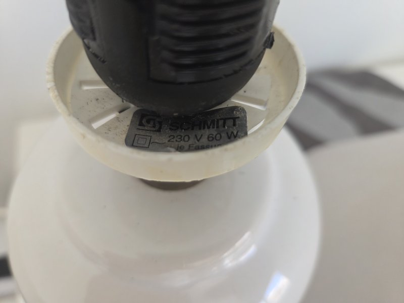 Vintage Tischlampe Schmitt Leuchten Arnsberg Keramik 70er/80er - TOP Zustand