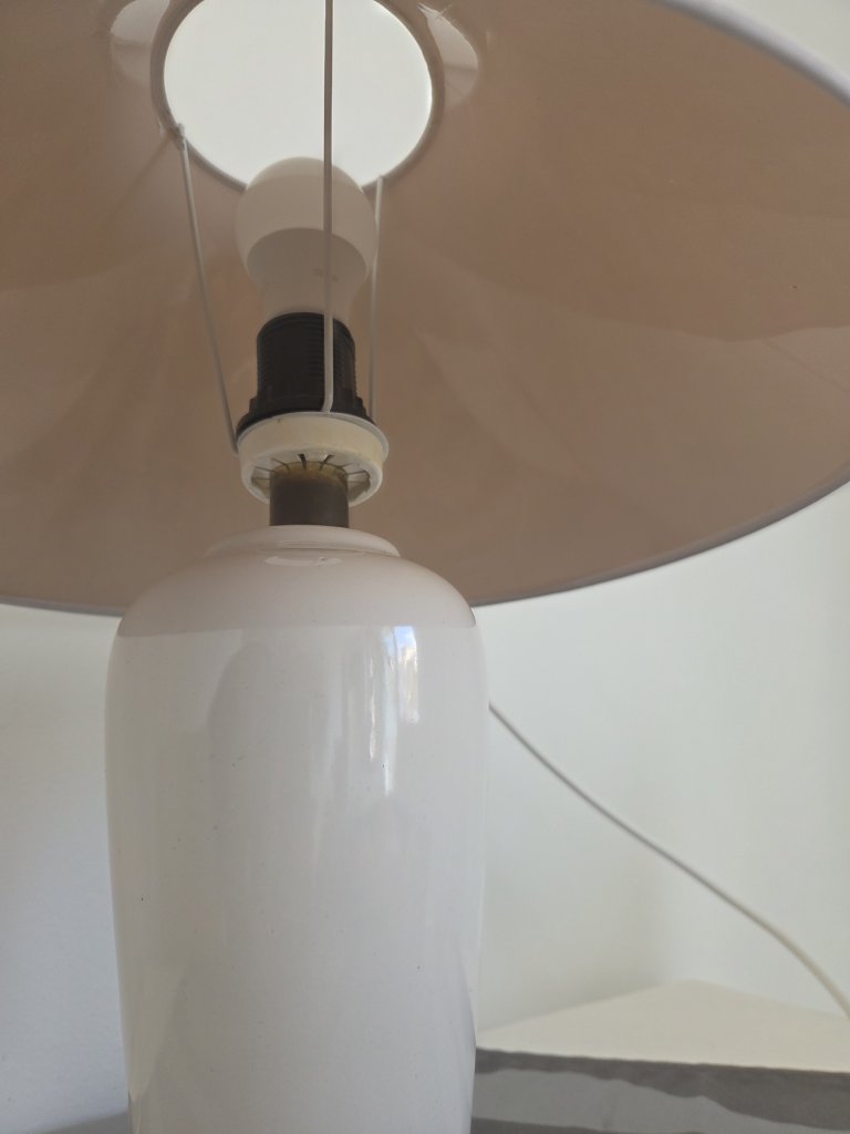 Vintage Tischlampe Schmitt Leuchten Arnsberg Keramik 70er/80er - TOP Zustand