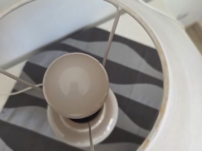 Vintage Tischlampe Schmitt Leuchten Arnsberg Keramik 70er/80er - TOP Zustand