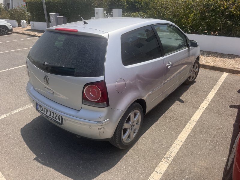 VW Polo - 1.2 Comfort - Air conditioning - Silver - Sunroof and central locking - 189,000 km - Year 2008 -