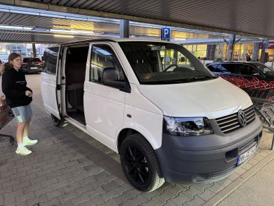 VW T5 Camper German license plates