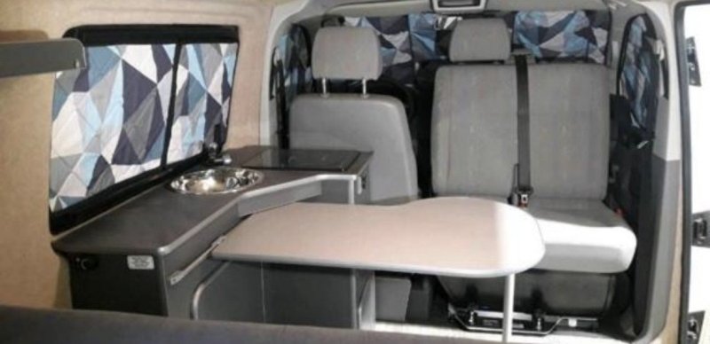 VW T5 Camper German license plates