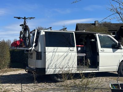 VW T5 Camper German license plates