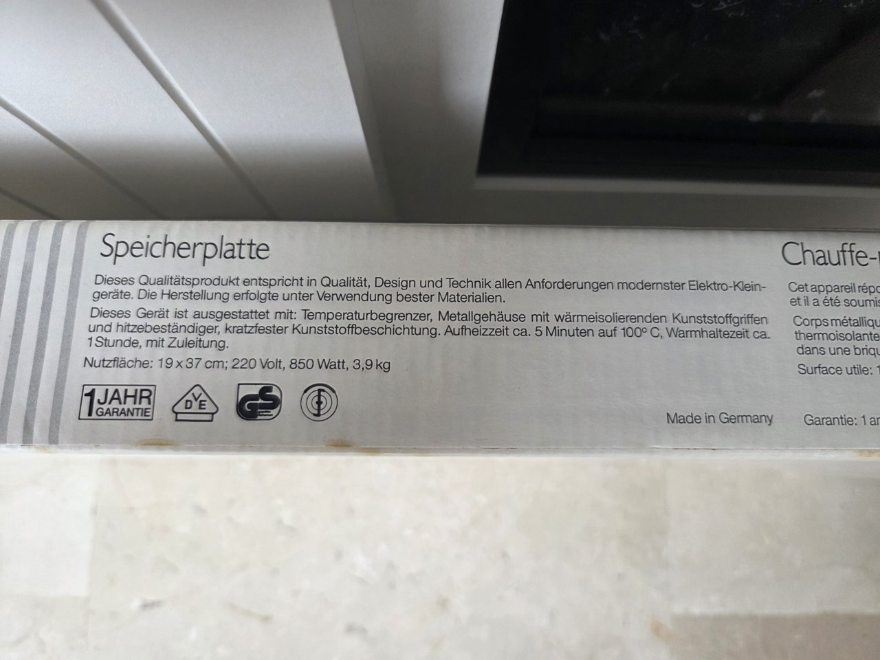 Heating/Storage Plate by Cloer